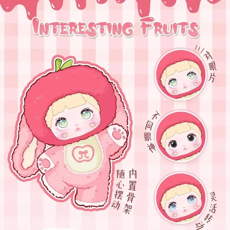 Nommi Fruits Interesting Series Blind Box Toys Vinyl Face Kawaii Anime Action Figure Guess Bag Surprise Gifts Mystery Cute Dolls