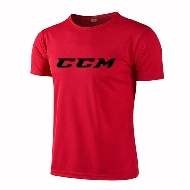 Running Shirts Soccer Shirts CCM Men's Jersey Sportswear Men's Running T-Shirts Quick Dry Compression Sport T-Shirts Fitness Gym