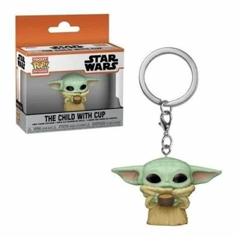 27 styles FUNKO Keychains Star-wars Baby Yoda Keychain Toy Boba Feit ig-11 the Mandalorian Darth Vader Stromtrooper Keyrings