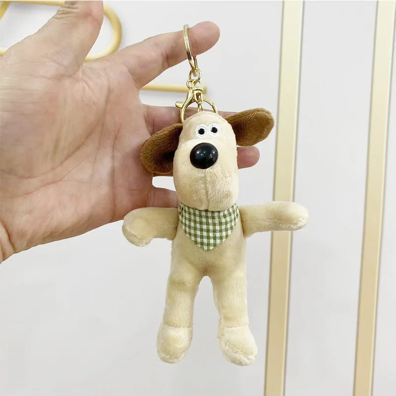 Cartoon Plush Key Pendant Cute Dog Plush Pendant Plush Toy Keychain Girl Gift Cartoon Doll Doll Grab Machine Doll Key Pendant ﻿