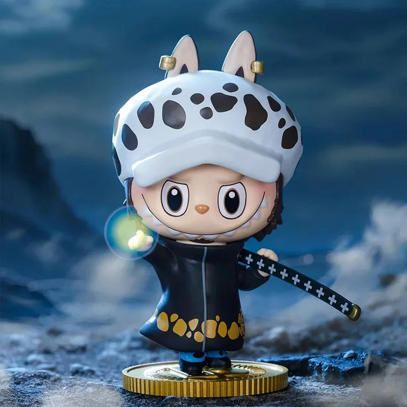 Original Labubu One Piece Series Blind Box Mystery Box Guess Bag Toys Doll Cute Anime Figure Desktop Ornament Collection Custom