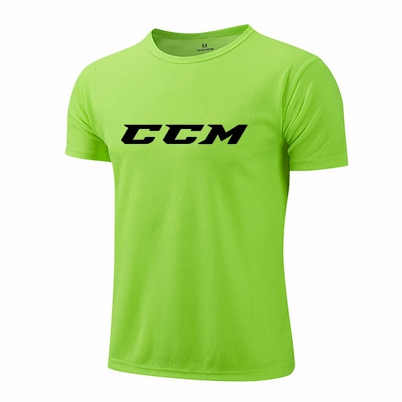 Running Shirts Soccer Shirts CCM Men's Jersey Sportswear Men's Running T-Shirts Quick Dry Compression Sport T-Shirts Fitness Gym