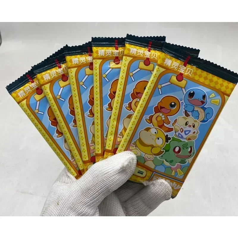 IN STOCK Anime Game Elf Card Luxury Pet Card Children's Hobby Collection Exchange Gift Box Card Collection Toy Kid Birthday Gift