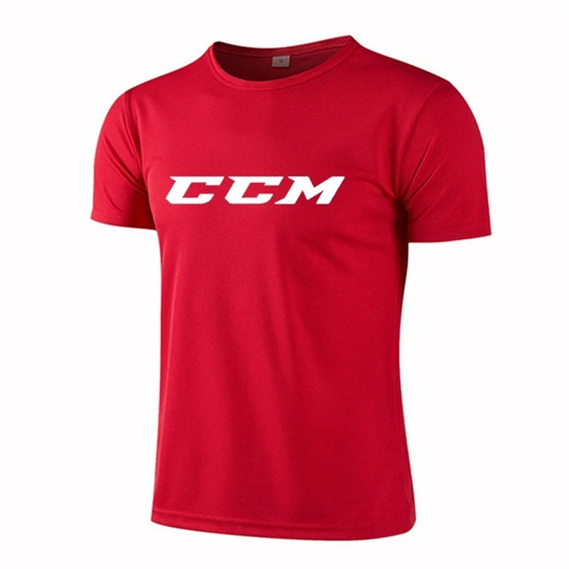 Running Shirts Soccer Shirts CCM Men's Jersey Sportswear Men's Running T-Shirts Quick Dry Compression Sport T-Shirts Fitness Gym