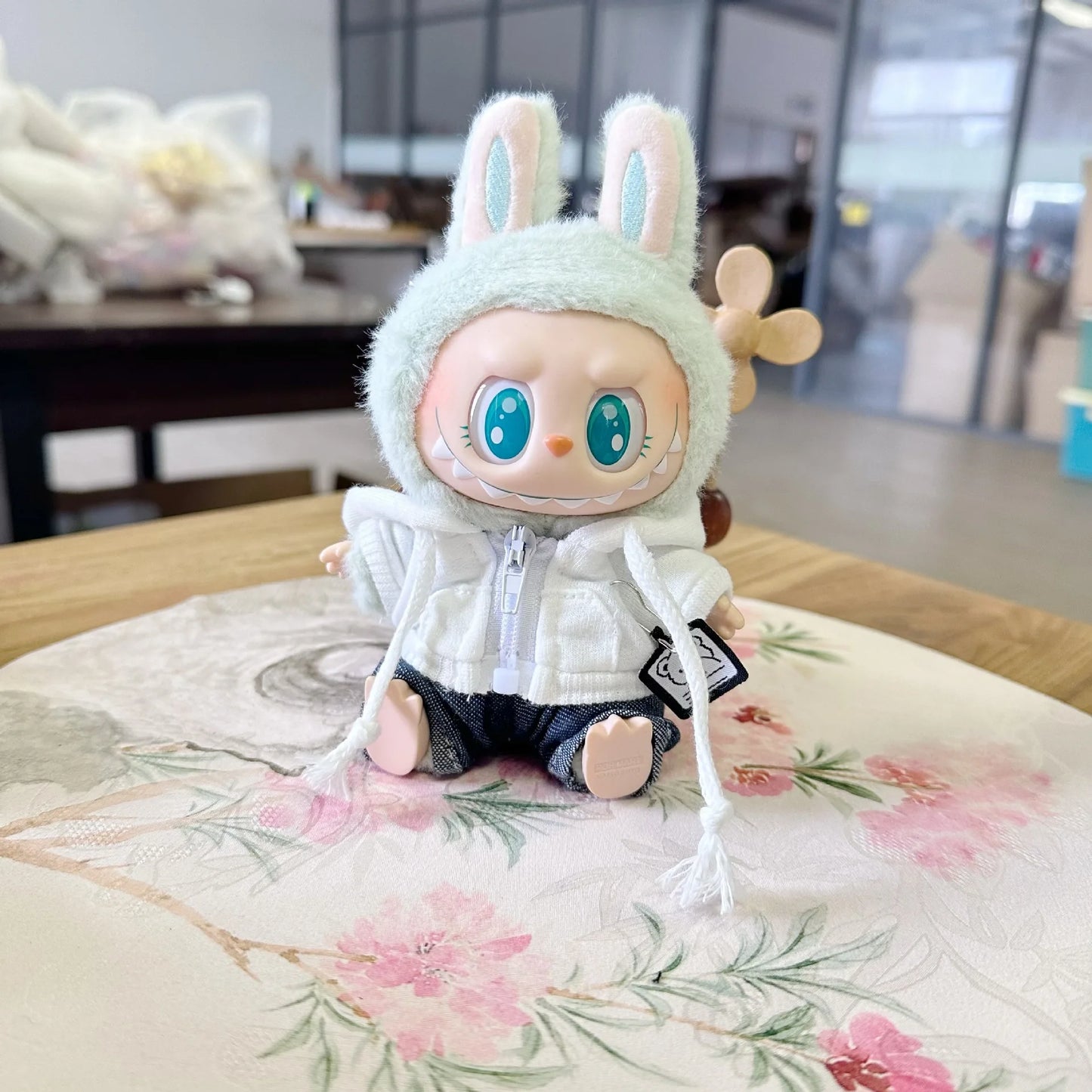 17cm Labubu I II Cute Plush Doll'S Clothes Idol Dolls Sitting Party Christmas Clothing Sweater Accessories For Korea Kpop Exo