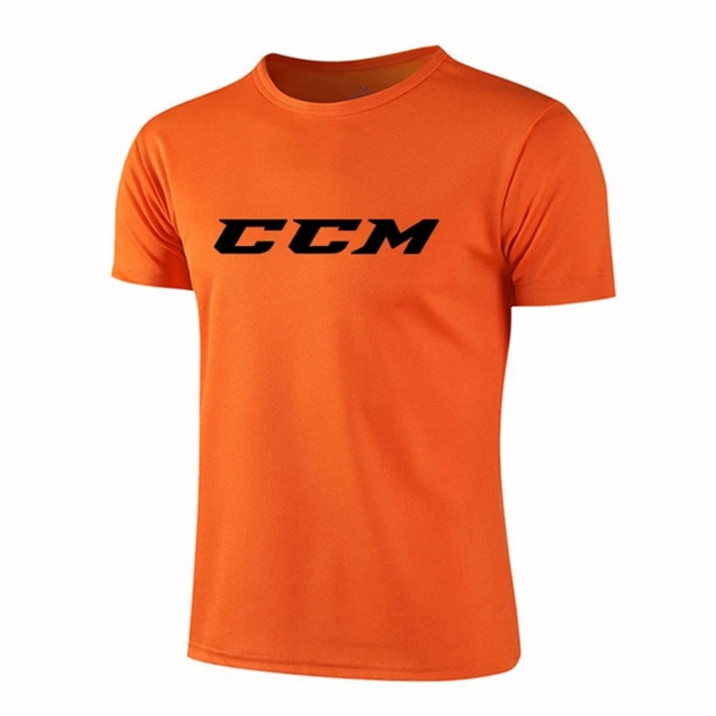 Running Shirts Soccer Shirts CCM Men's Jersey Sportswear Men's Running T-Shirts Quick Dry Compression Sport T-Shirts Fitness Gym