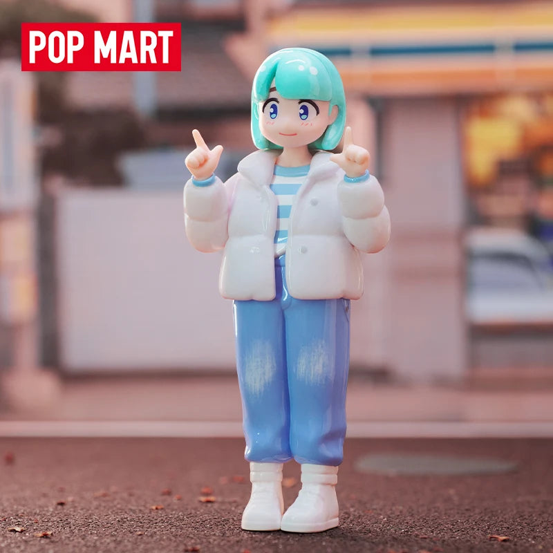 POP MART Nori's Morning Series Blind Box Toys Just A Girl Popmart Mystery Box Caixa Cute Anime Action Figure Caja Ciega Model