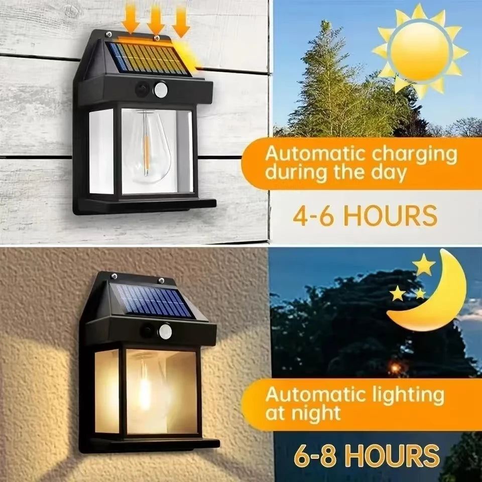 Powerful Outdoor Solar Lamp Garden Solar Powered Streetlight Outdoor Lights Waterproof Light Led Lighting External Decoration