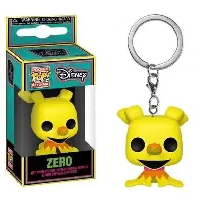 FUNKO POP Keychain Disney The Nightmare Before Christmas Jack Oogie Boogie Teddy Mayor Sally Zero Pumpkin King Vinyl Figure Toy