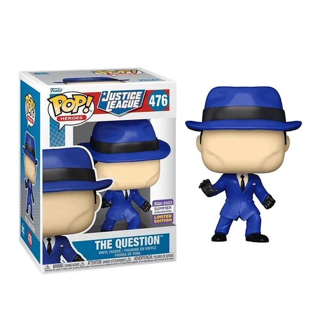 2024 New Funko Pop Justice the Question #476 Vinyl Action Figure Collection Limited Edition Model Toys for Birthday Gift