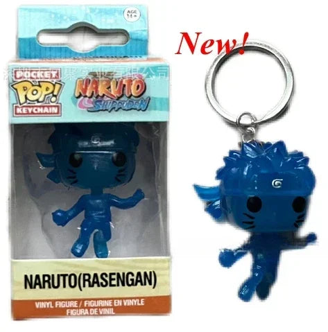 20 styles Funko Narutos KAKASHI Sasuke Kurama anime Action Toys Figures SIX PATH Pain 4cm Keychain Glows in The Dark