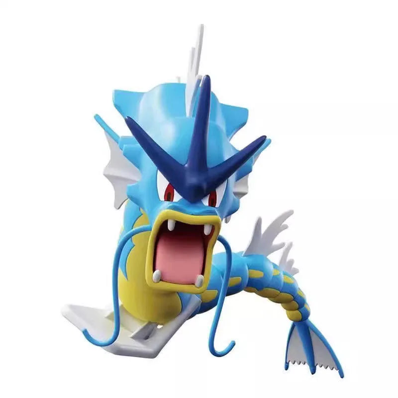 Original Bandai Pokemon Figures Gyarados Anime Action Figure Simple Assembly Collectible Model Ornaments Model Toys Gifts PVC