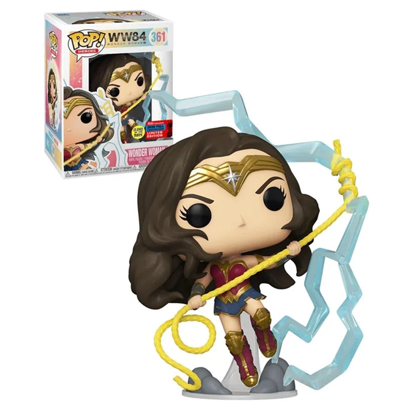 FUNKO POP
 NEWest 2020 WW84 Superhero WONDER WOMAN #361 Model Toys Luminous Edition for Children Gift