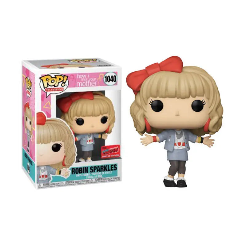 2024 New Funko Pop How I Meet Your Mother Series Robin Sparkles #1040 Limited Edition 10cm PVC Figures Toys Dolls for Gifts