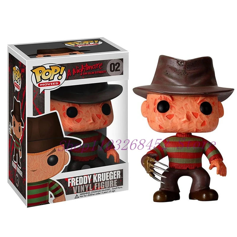 New Funko Pop Jason 01 Limit Voorhees Freddy 02 Glows 03 Michael Myers 622 202 Jason 361 611 Freddy&jason 2 Action Figure Toys