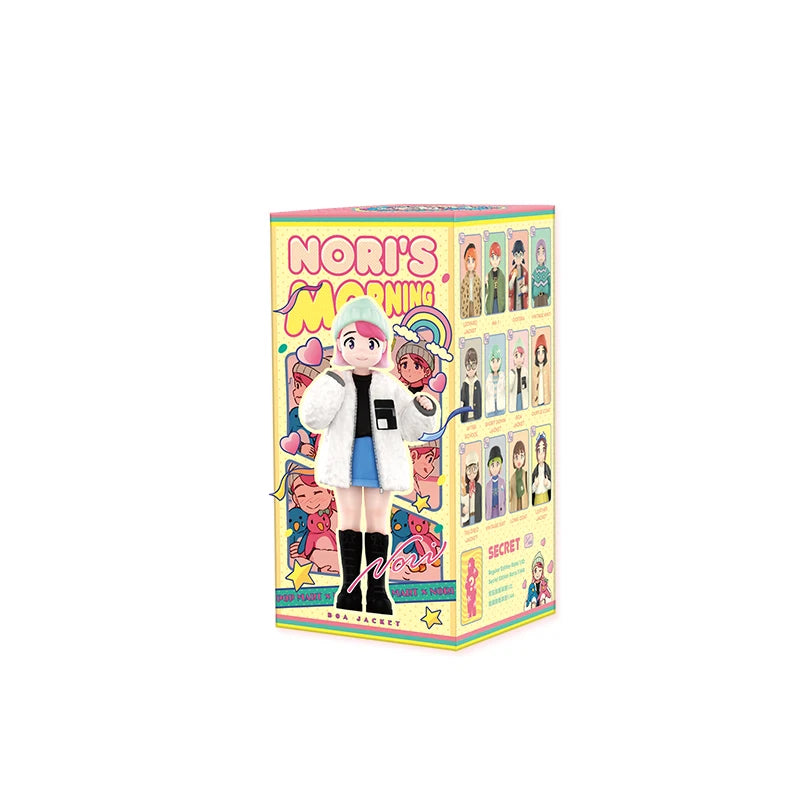 POP MART Nori's Morning Series Blind Box Toys Just A Girl Popmart Mystery Box Caixa Cute Anime Action Figure Caja Ciega Model