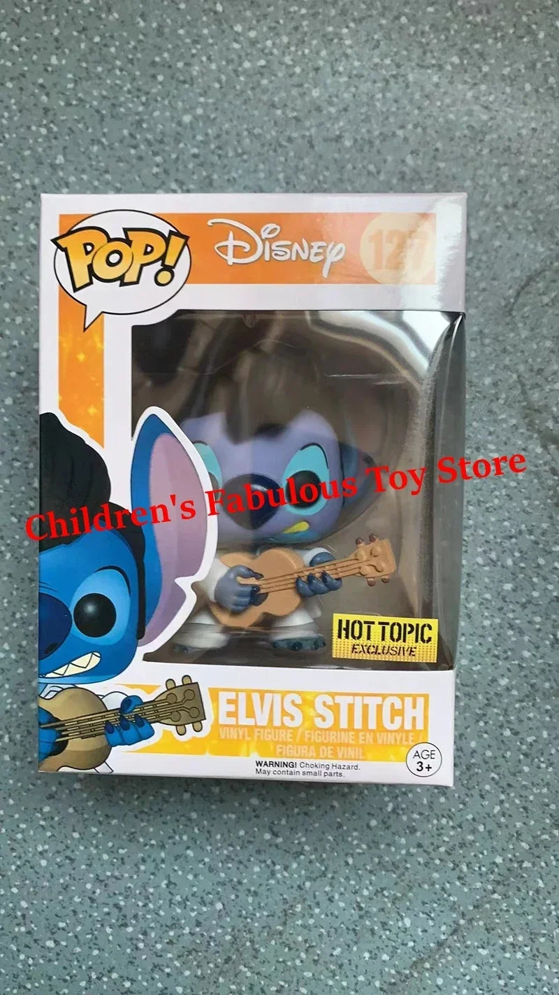 Funko Pop New Disney Stitch Series 1048 Scrump 126 Lilo 124 127 636# 159# Aloha #203 #1045 Action Figures Collection Toys Gift