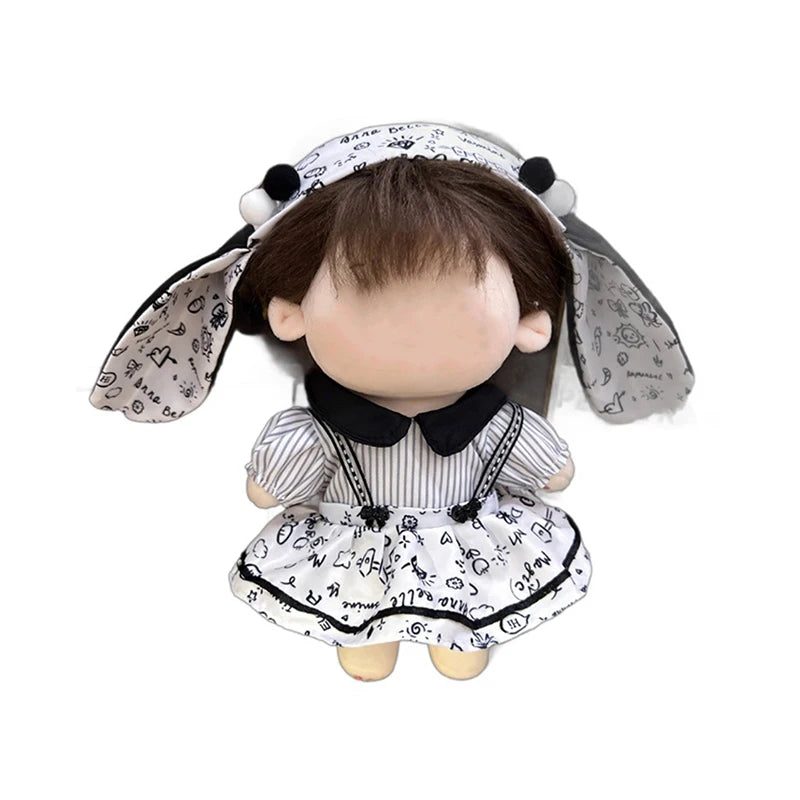 Pretty Dress Clothes For 20cm Cotton Plush Toys Dress Up Clothing Princess Skirt Cute Fresh Princess Dress Set Girls Gift