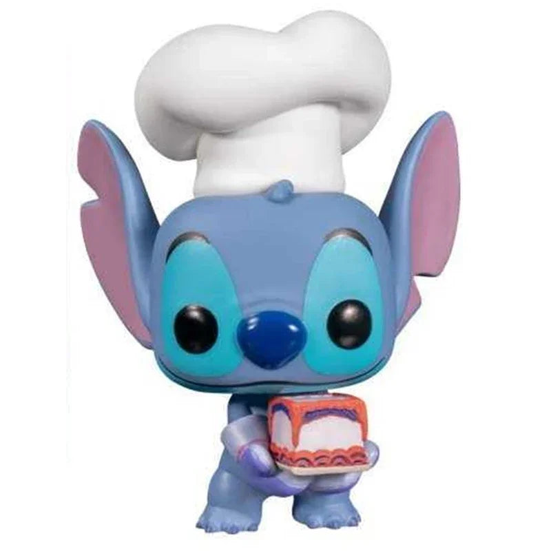 Funko Pop New Disney Lilo&stitch Series #978 - Stitch as Baker Action Figures Collection Model Toys for Decorations Gift