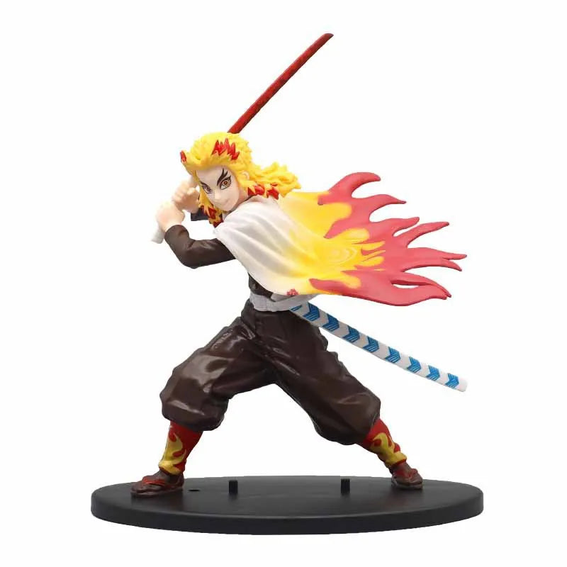 Hot Demon Slayer Anime Figure Tanjirou Agatsuma Zenitsu Kyoujurou Anime Model  Action Figure PVC collection Toy for Kids Gift