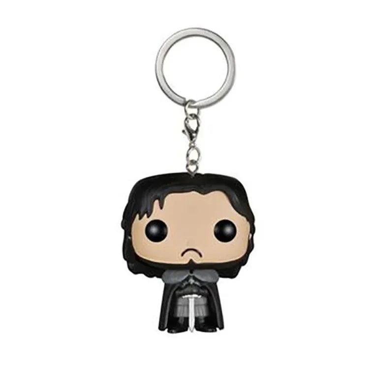 FUNKO Keychains all Albuses Dumbledorer Ron Granger Dobby LORD VOLDEMORT Vinyl Action Figure Toys Bobble Head Keychain