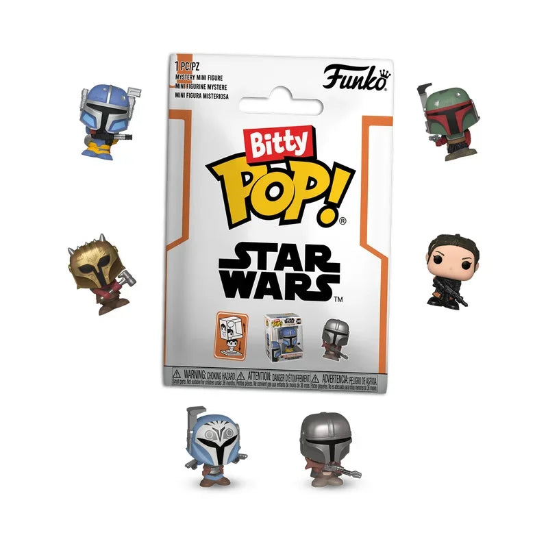 Funko Bitty Pop Mini-Size Toy Story Star Wars Mandalorian Gifts Toy Model Anime Figures Collect Ornaments