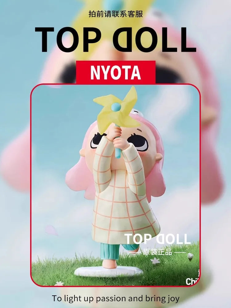 POPMART Nyota Growing Up By Your Way Series Blind Box Guess Bag Mystery Box Toys Doll Cute Anime Figure Desktop Ornaments Gift