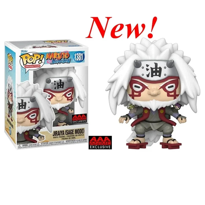 Newest Arrival FUNKO POP Animation Narutoes Jiraiya (Sage Mode) #1381 Action Toy Figures Vinyl Figure Collectible Model Toys