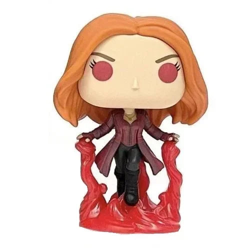 Funko Marvels Wanda Maximoff 855# 50s Vision 714# 70s Vision 718# Billy and Tommy Halloween Vinyl Action Figure PVC Model Toys