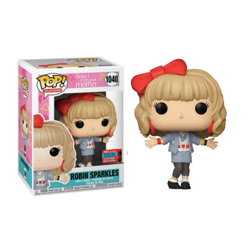 2024 New Funko Pop How I Meet Your Mother Series Robin Sparkles #1040 Limited Edition 10cm PVC Figures Toys Dolls for Gifts