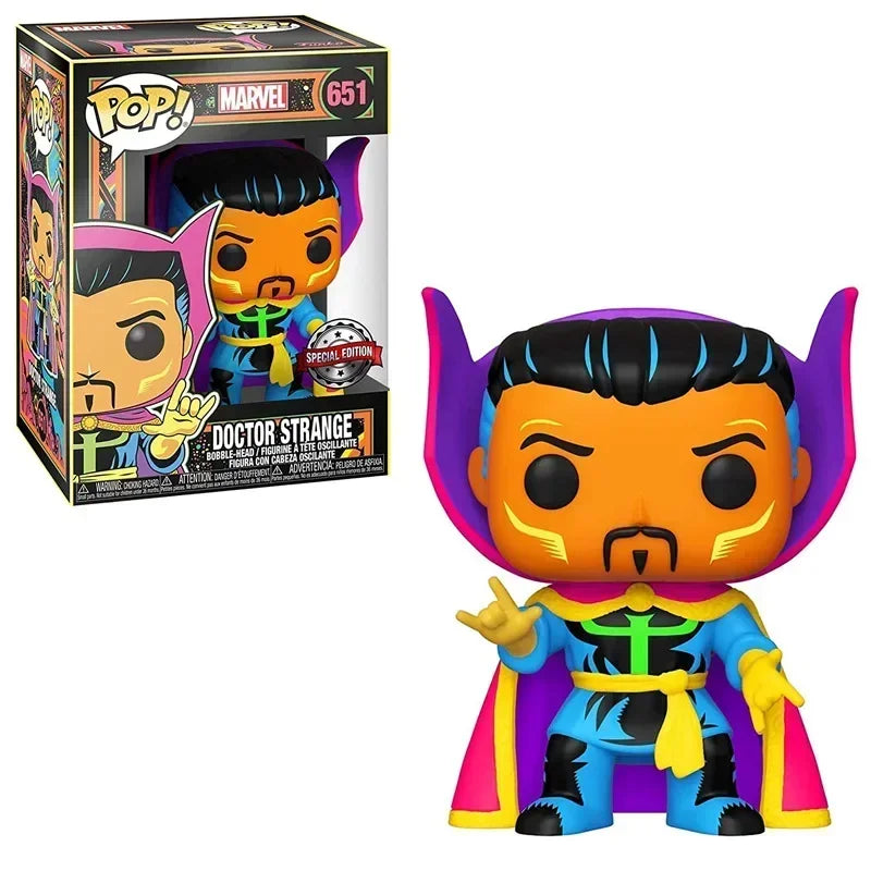 FUNKO POP Marvels The Avengers Doctor Strange 651# 874# 161# 169# 174# Bobble Head Toy Vinyl Action Toy Figures Collection  Toys