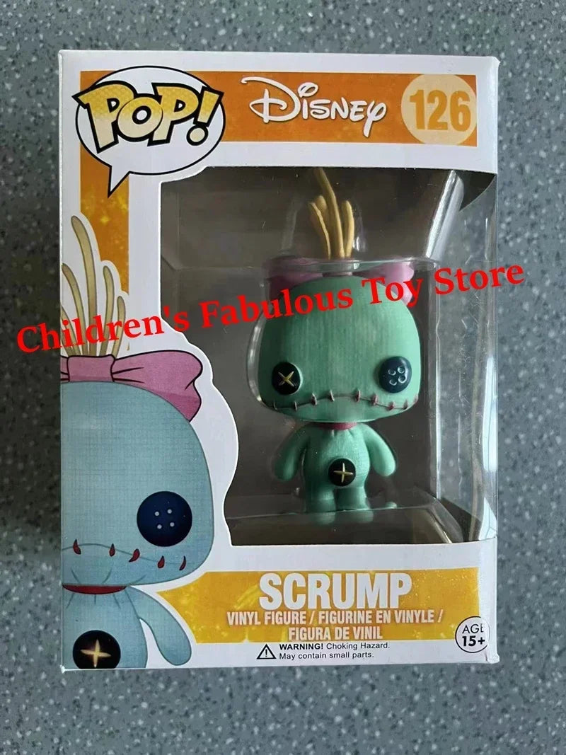 Funko Pop New Disney Stitch Series 1048 Scrump 126 Lilo 124 127 636# 159# Aloha #203 #1045 Action Figures Collection Toys Gift