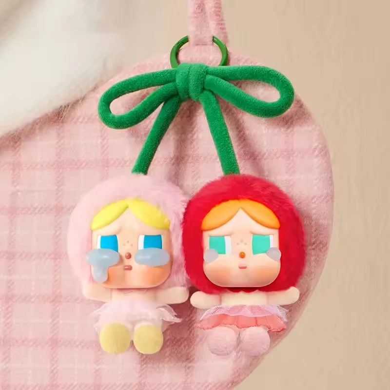 Genuine Crybaby Crying For Love Series Vinyl Face Doll Hanging Card Cute Love You Cherry Much Figures Keychain Pendant Gift