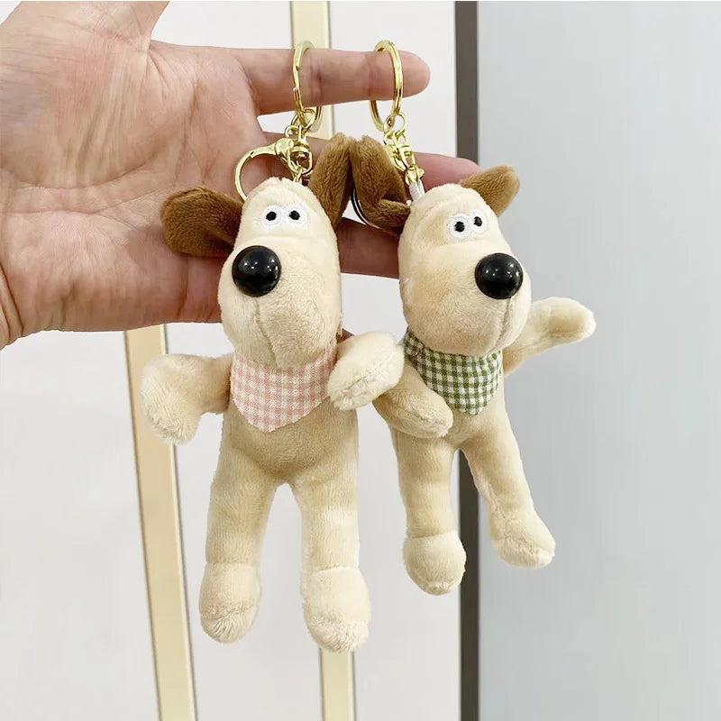 Cartoon Plush Key Pendant Cute Dog Plush Pendant Plush Toy Keychain Girl Gift Cartoon Doll Doll Grab Machine Doll Key Pendant ﻿