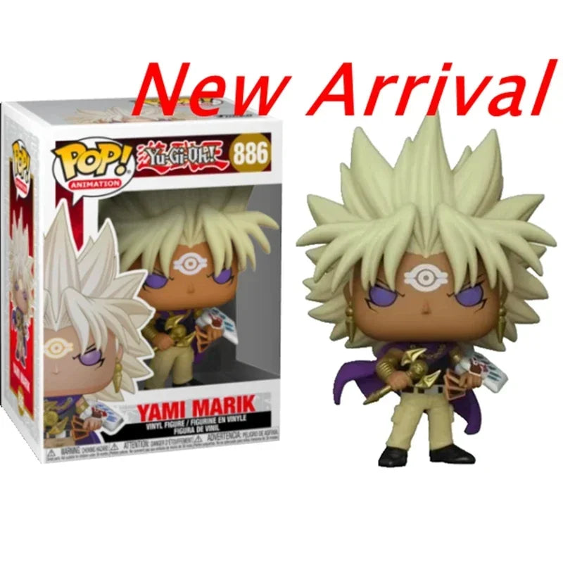 2024 NEWest Funko Pop! Animation - Yu-Gi-Oh Yami Marik #886 Toy Temple Figure Toys Vinyl Doll Collection Models for Kids Gift