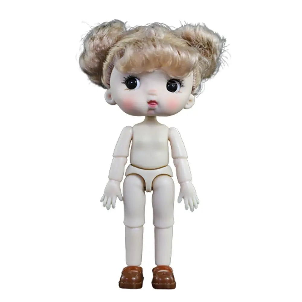 OB11 Body Doll Girl Dolls Dolls Accessories Movable Joints Doll BJD Semi-finished Toys Expression Girl Nude Nude Body Doll