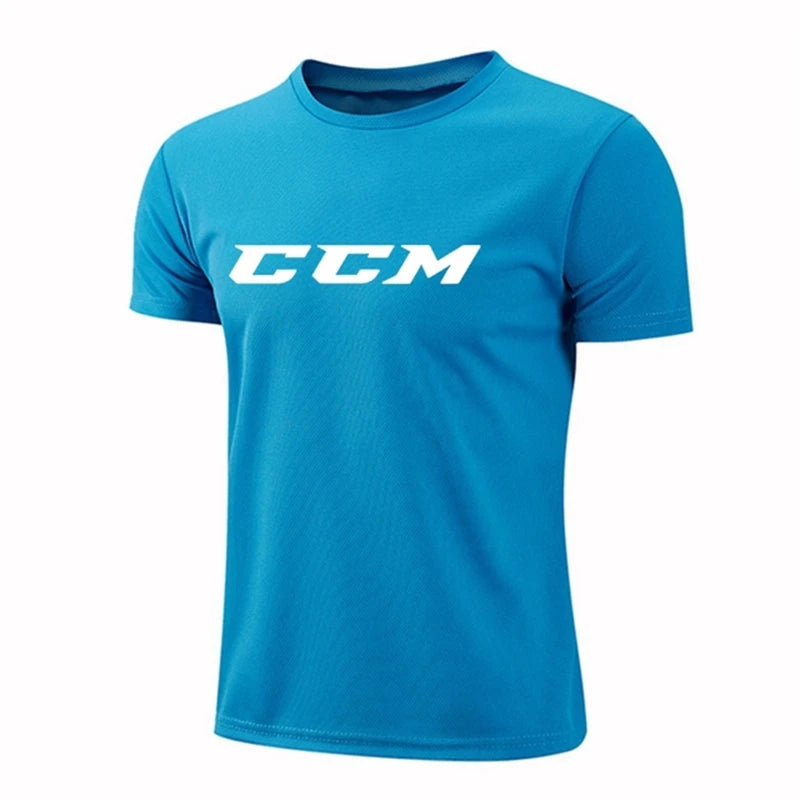 Running Shirts Soccer Shirts CCM Men's Jersey Sportswear Men's Running T-Shirts Quick Dry Compression Sport T-Shirts Fitness Gym