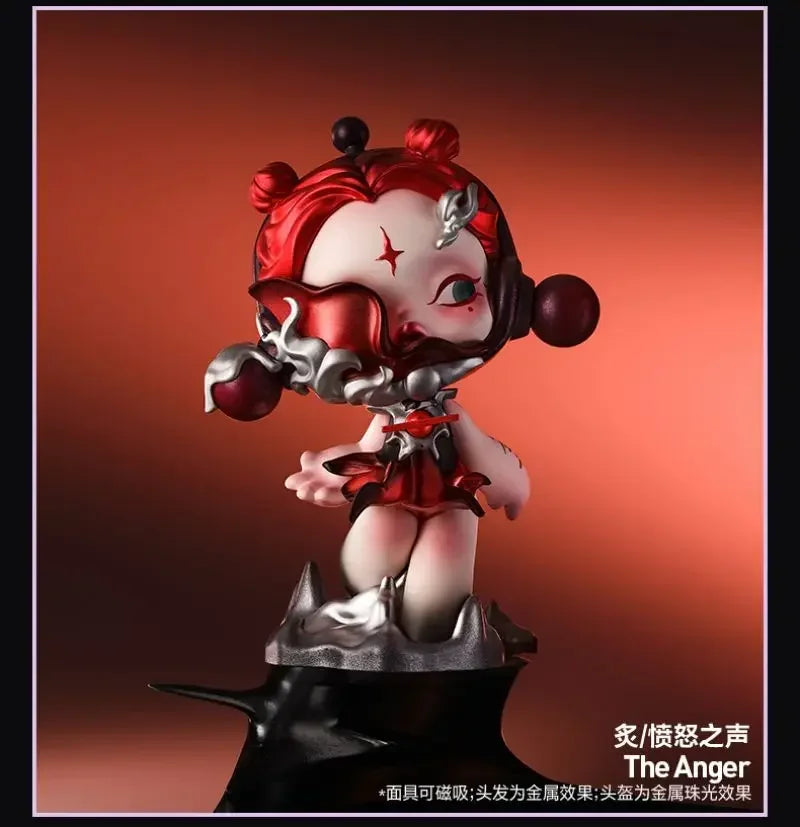 Blind Box Skullpanda The Sound Anime Figure The Ecstasy Action Figurine Cute The Trust Dolls Statue Models Collect Toys Gift