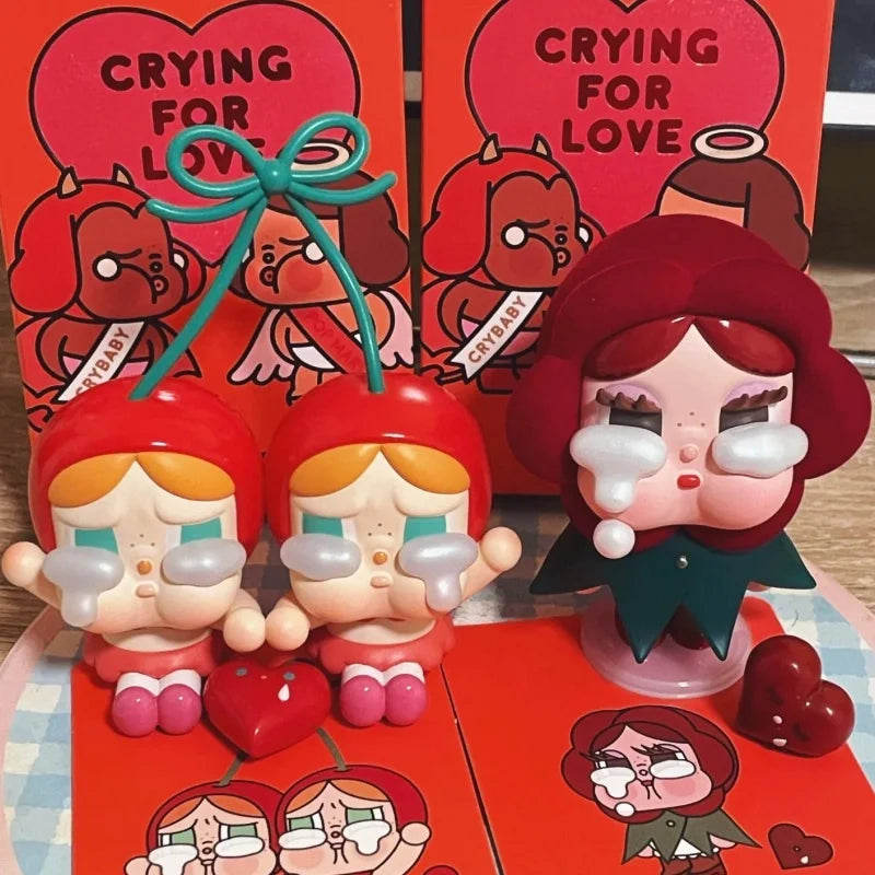 Original Crybaby Crying For Love Series Blind Box Kawaii Hot Mystery Box Anime Figure Decoration Valentine'S Day Gifts