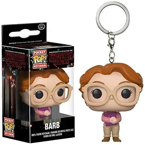 13 styles Newest FUNKO POP Pocket keychains Demogorgon Dustin Eleven Freddy Steve Robin Barb Action Figures Toys