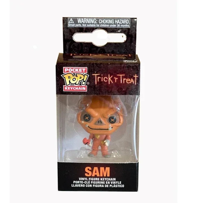 Funko Pop Pocket Pop Keychain Trick R Treat Sam Vinyl Figure Keychain Collection 2023 Fair Model Toys for Children Birthday Gift