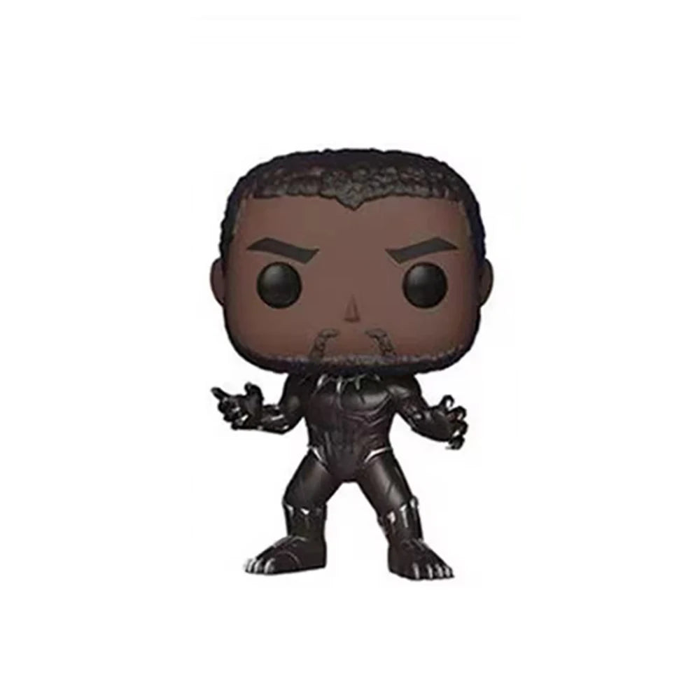 FUNKO POP Avengers Toy Action Figures Hero Doll Thor Black Panther Model Boys Christmas Collection Gifts Fun Desktop Decoration