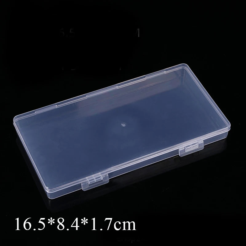 Rectangular Translucent Box Durable Strong Storage Box Packing Plastic Boxes Dustproof Strong Jewelry Storage Case Container