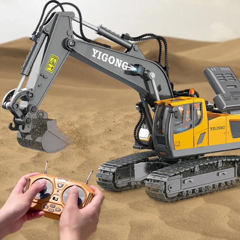 RC Car Children Toys Remote Control Car Toys For Boys Radio Control Excavator Dump Truck Bulldozer Electric Car Kids Toys Gift