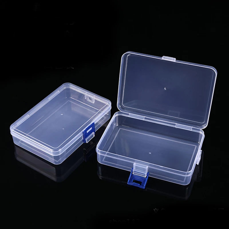 Rectangular Translucent Box Durable Strong Storage Box Packing Plastic Boxes Dustproof Strong Jewelry Storage Case Container