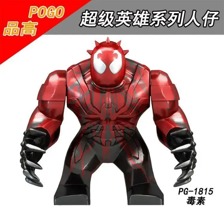 Building Blocks Marvel Superhero Action Figure Venom Thanos Iron Man Children's Combination Building Blocks Toy Birthday Gift