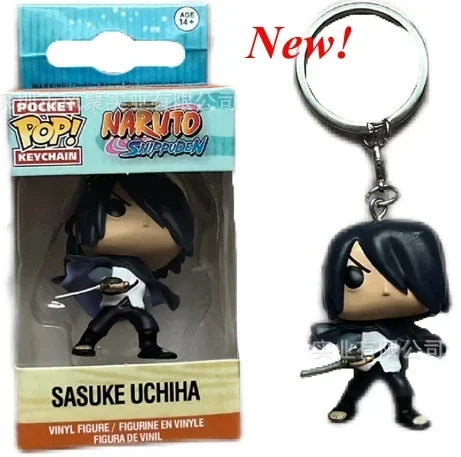 20 styles Funko Narutos KAKASHI Sasuke Kurama anime Action Toys Figures SIX PATH Pain 4cm Keychain Glows in The Dark