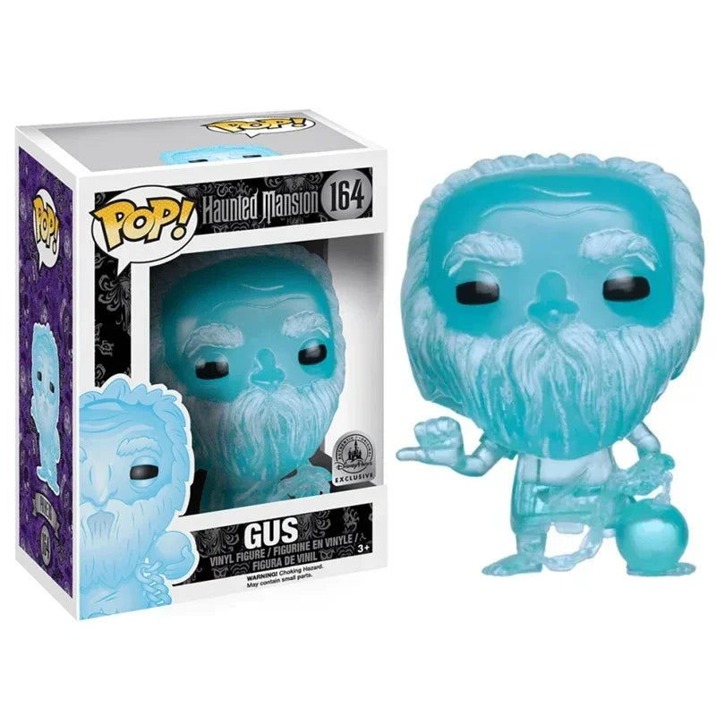 2024 New Funko Pop Haunted Mansion Phineas 162 Ezra 163 Gus 164 Hatbox Ghost 165 Vinyl Action Figure Toys for Gifts Decorations