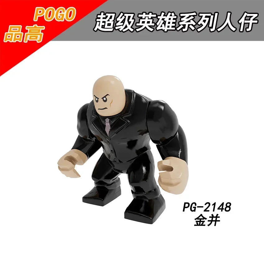 Building Blocks Marvel Superhero Action Figure Venom Thanos Iron Man Children's Combination Building Blocks Toy Birthday Gift