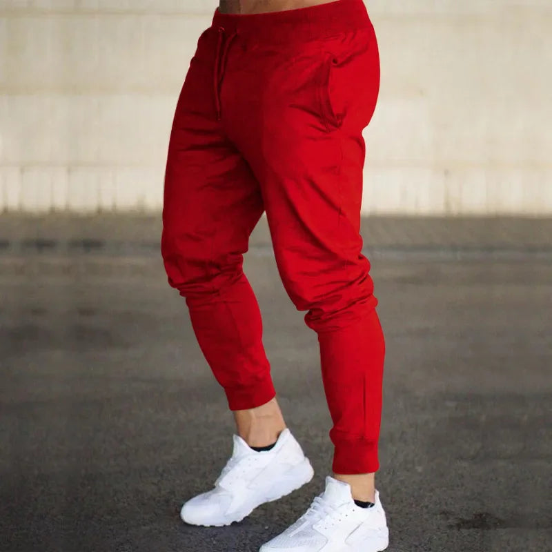 Spring and Autumn Thin Men's Sweatpants Pants Men's Running Sports Pants Summer Outdoors Movement Workout Pants S-3XL